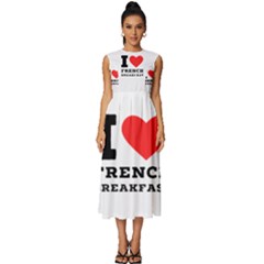 Sleeveless Round Neck Midi Dress 