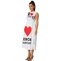 Sleeveless Round Neck Midi Dress 