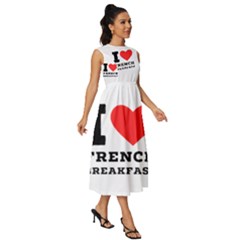 Sleeveless Round Neck Midi Dress 