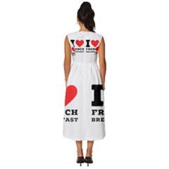 Sleeveless Round Neck Midi Dress 