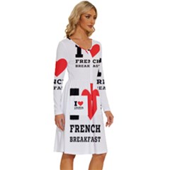 Long Sleeve Dress With Pocket 