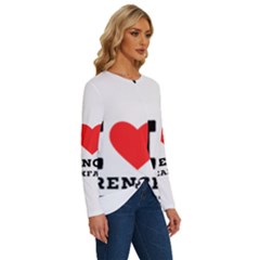 Long Sleeve Crew Neck Pullover Top 
