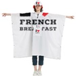 I love French breakfast  Women s Hooded Rain Ponchos