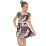 Cute Adorable Victorian Gothic Girl 14 Kids  Cap Sleeve Dress