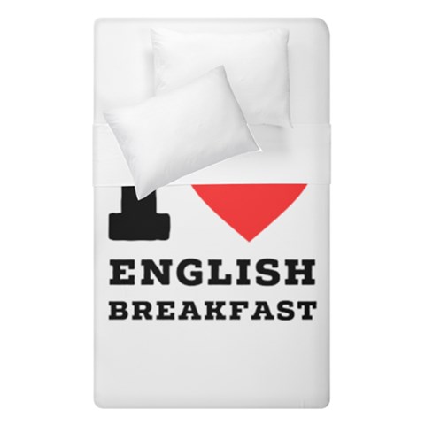I love English breakfast  Duvet Cover Double Side (Single Size) from ArtsNow.com