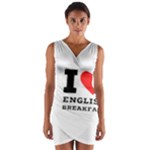 I love English breakfast  Wrap Front Bodycon Dress