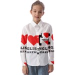 I love English breakfast  Kids  Long Sleeve Shirt