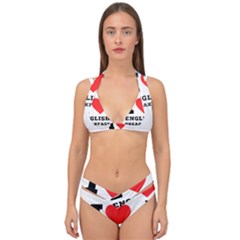 Double Strap Halter Bikini Set 