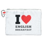 I love English breakfast  Canvas Cosmetic Bag (XL)