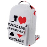 I love English breakfast  Flap Pocket Backpack (Small)