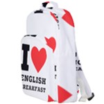 I love English breakfast  Double Compartment Backpack