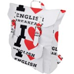 I love English breakfast  Buckle Up Backpack