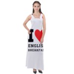 I love English breakfast  Sleeveless Velour Maxi Dress