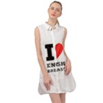 I love English breakfast  Sleeveless Shirt Dress
