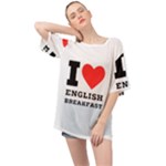 I love English breakfast  Oversized Chiffon Top