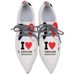 I love English breakfast  Pointed Oxford Shoes