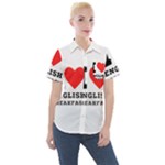 I love English breakfast  Women s Short Sleeve Pocket Shirt