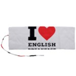 I love English breakfast  Roll Up Canvas Pencil Holder (M)