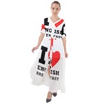 I love English breakfast  Waist Tie Boho Maxi Dress