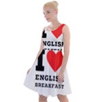 I love English breakfast  Knee Length Skater Dress