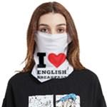 I love English breakfast  Face Covering Bandana (Two Sides)