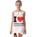 I love English breakfast  Kids  Pilgrim Collar Ruffle Hem Dress