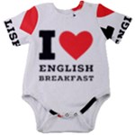 I love English breakfast  Baby Short Sleeve Bodysuit