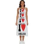 I love English breakfast  Sleeveless Shoulder Straps Boho Dress