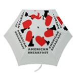 I love American breakfast Mini Folding Umbrellas