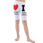 I love American breakfast Kids  Mid Length Swim Shorts