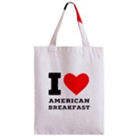 I love American breakfast Zipper Classic Tote Bag