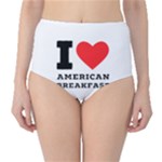 I love American breakfast Classic High-Waist Bikini Bottoms