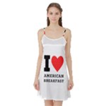 I love American breakfast Satin Night Slip