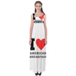 I love American breakfast Empire Waist Maxi Dress