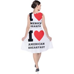 V-Neck Midi Sleeveless Dress  