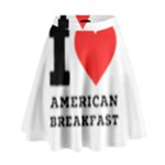 I love American breakfast High Waist Skirt