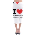 I love American breakfast Midi Pencil Skirt