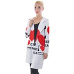 I love American breakfast Hooded Pocket Cardigan