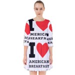 I love American breakfast Smock Dress