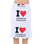 I love American breakfast Short Mermaid Skirt