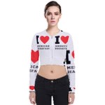 I love American breakfast Long Sleeve Zip Up Bomber Jacket