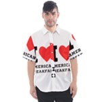 I love American breakfast Men s Short Sleeve Shirt