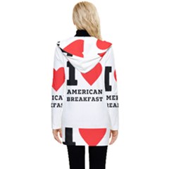 Button Up Hooded Coat  