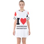 I love American breakfast Sixties Short Sleeve Mini Dress