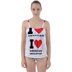 Twist Front Tankini Set 