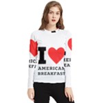 I love American breakfast Women s Long Sleeve Rash Guard