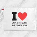 I love American breakfast Canvas Cosmetic Bag (XXL)