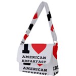 I love American breakfast Full Print Messenger Bag (S)