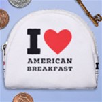 I love American breakfast Horseshoe Style Canvas Pouch