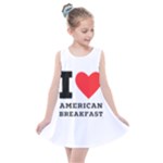 I love American breakfast Kids  Summer Dress